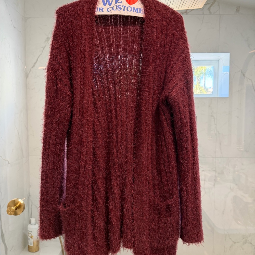 Women's dark Burgundy Sweater